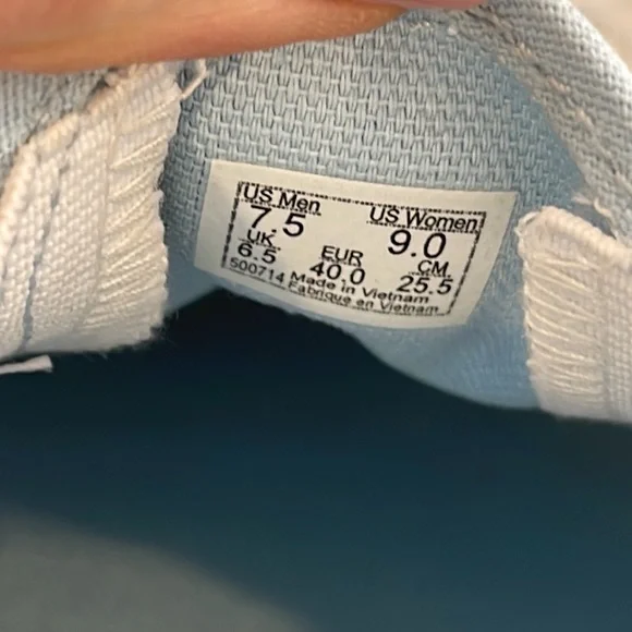 NW Box Vans Classic Slip-On in Cool Blue-Mens 7.5 / Women 9 - Picture 8 of 11